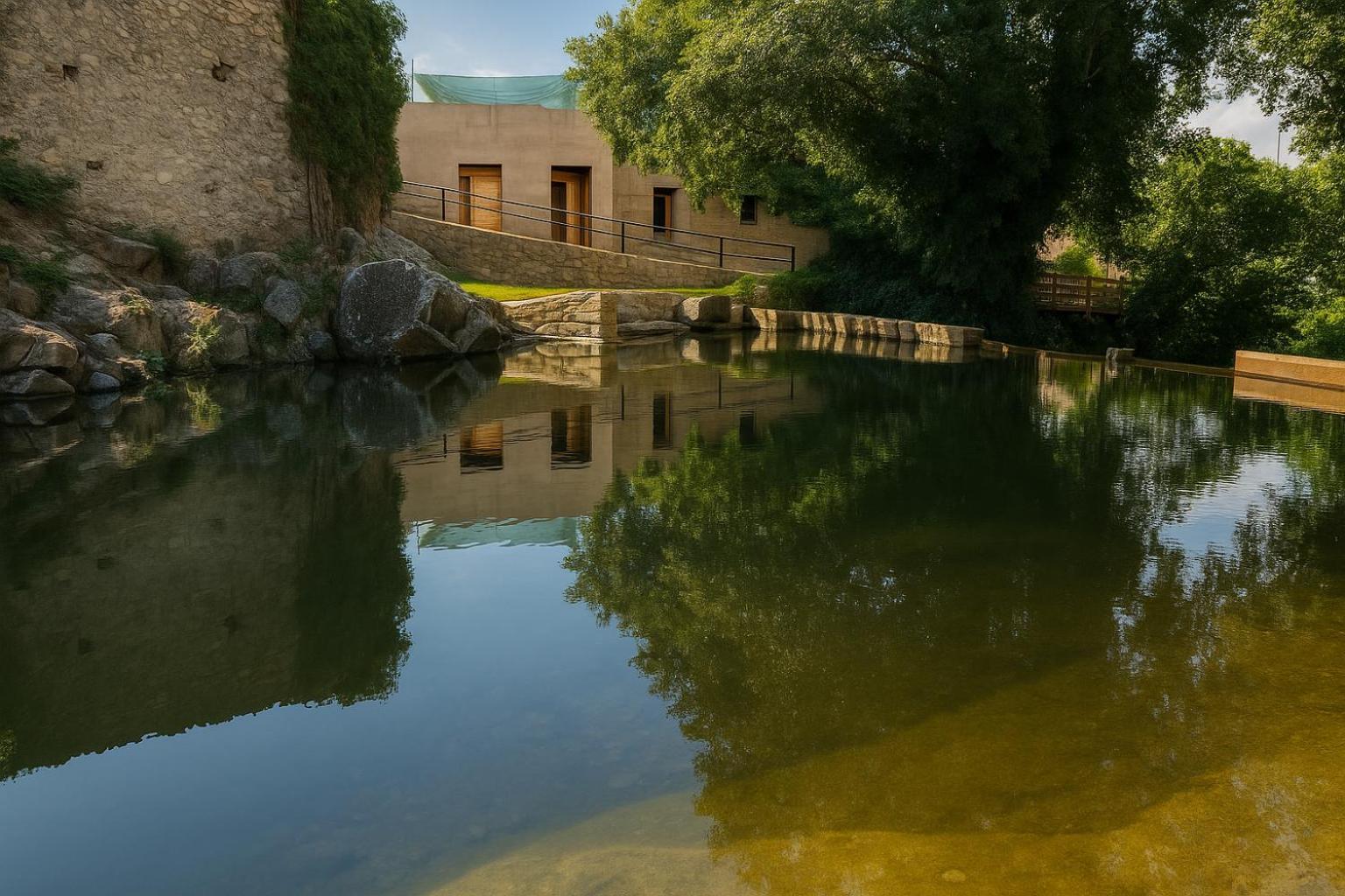 Apartamento Rural Arbequina, PISCINA CLIMATIZADA TERMAL Balneario el Salugral a 12 KILÓMETROS, 5 euros por persona Casas del Monte Exterior foto